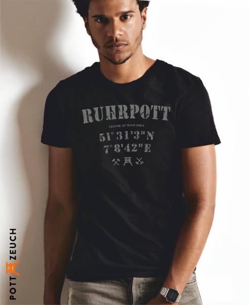 T-Shirt Ruhrpott Man  Koordinaten